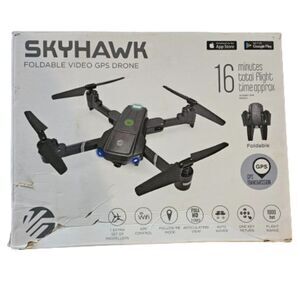 Vivitar VTI Skyhawk Foldable Live HD Quadcopter GPS Video Camera Drone